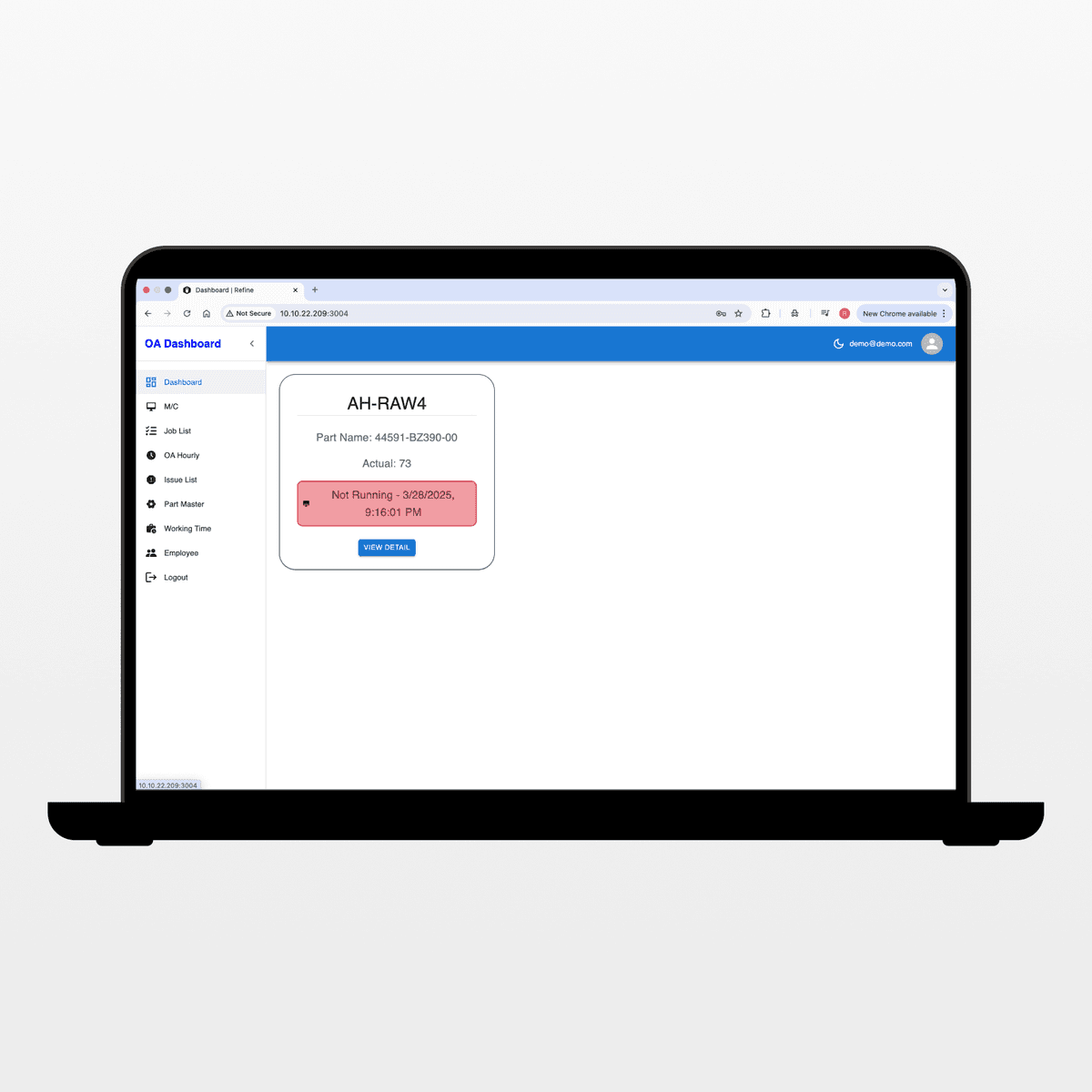 OA Dashboard Features 1