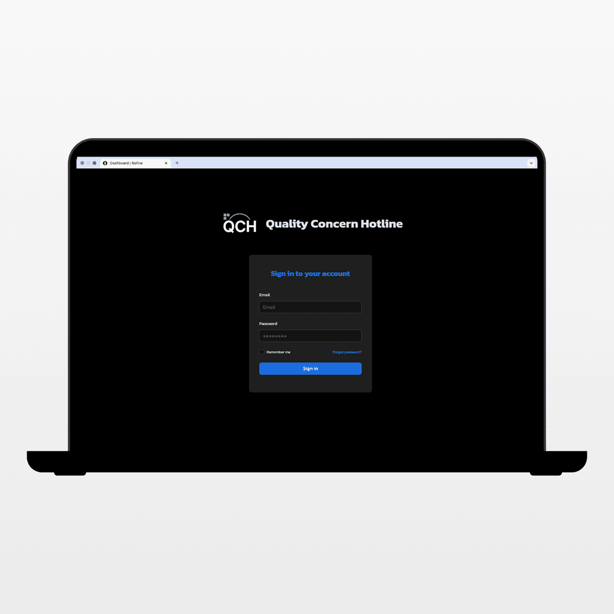 Key Features of QCH Dashboard 1